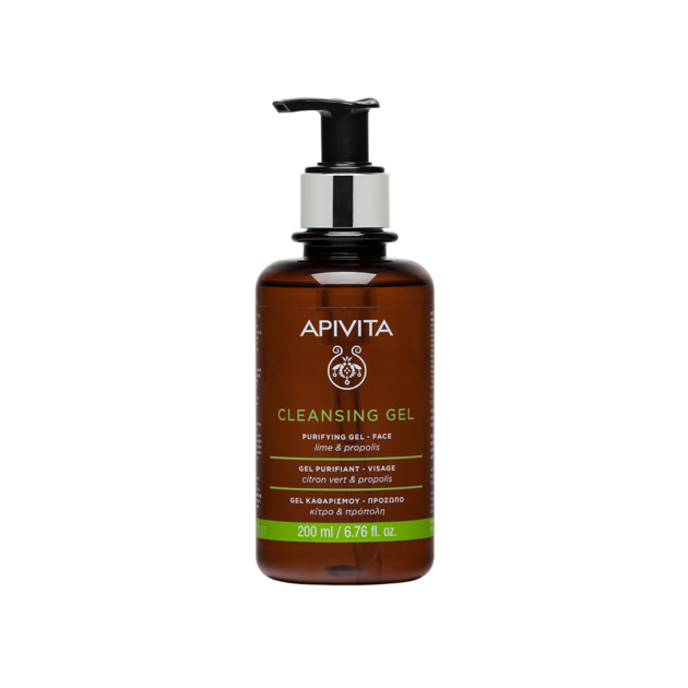 Apivita Purifying Cleansing Gel Face x 200ml