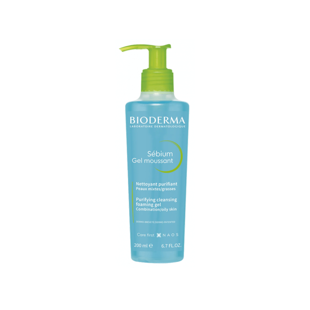 Bioderma Sebium Gel Moussant Dispensador x 200 ml