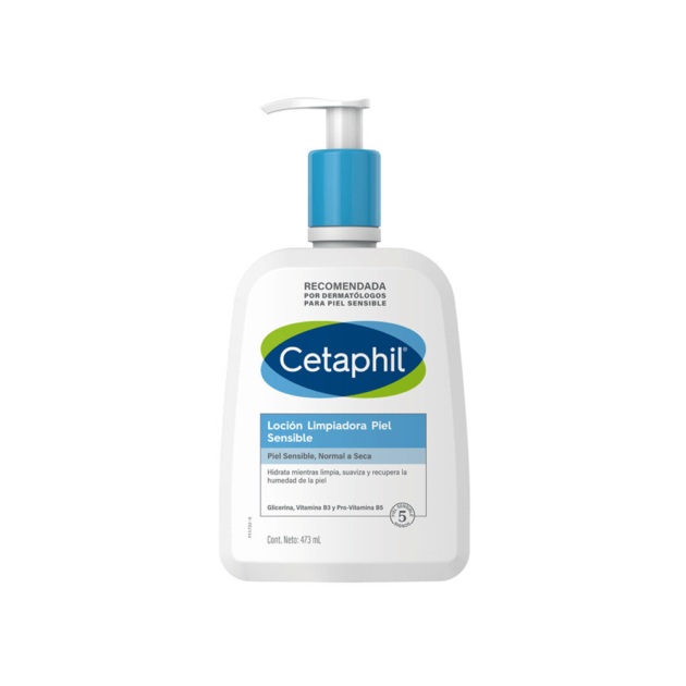 Cetaphil Loción Limpiadora Piel Sensible x 473 ml