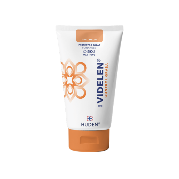 Videlen Oil Free Control Grasa Tono Medio SPF50+ X 60GR