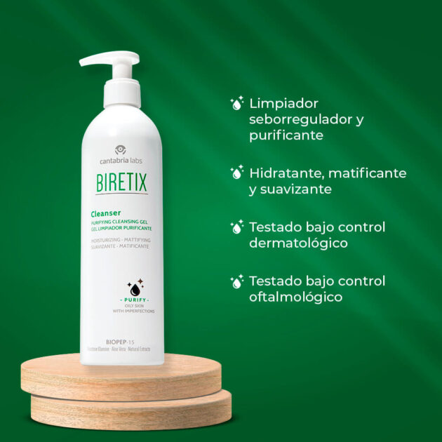 Biretix Cleanser Gel Limpiador Purificante x 400 Ml