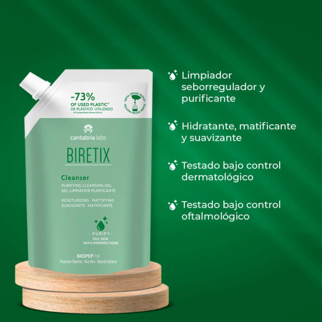 Biretix Cleanser Gel Limpiador Purificante Refill x 400 Ml