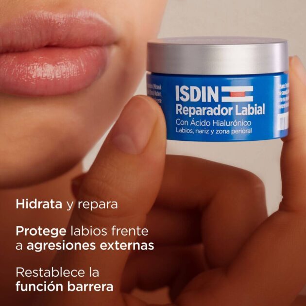 Isdin Reparador Labial Con Acido Hialuronico Balsamo x 10 ml - Imagen 3